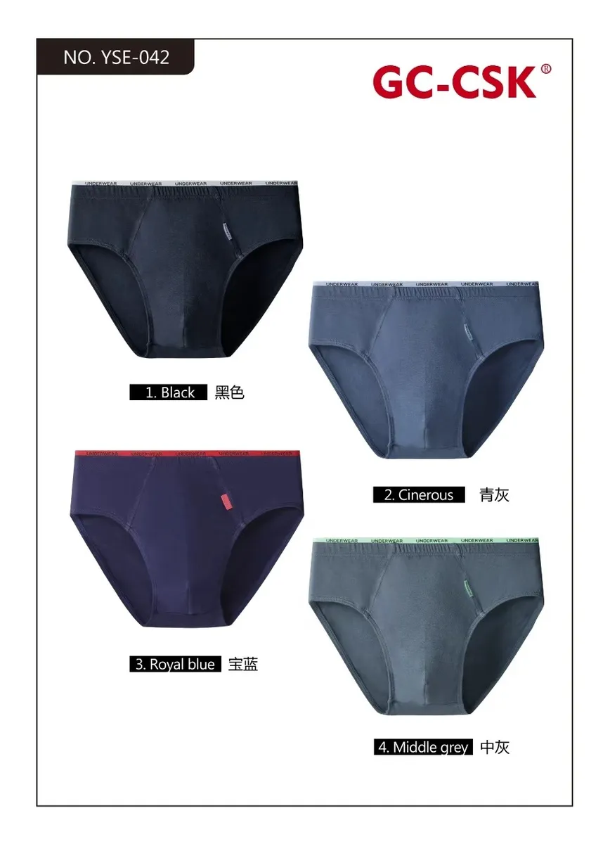 GC-CSK Męskie Slip'y 4 Kolory YSE-042