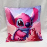 Poszewka 45x45cm Stitch Różowy z Zamkiem