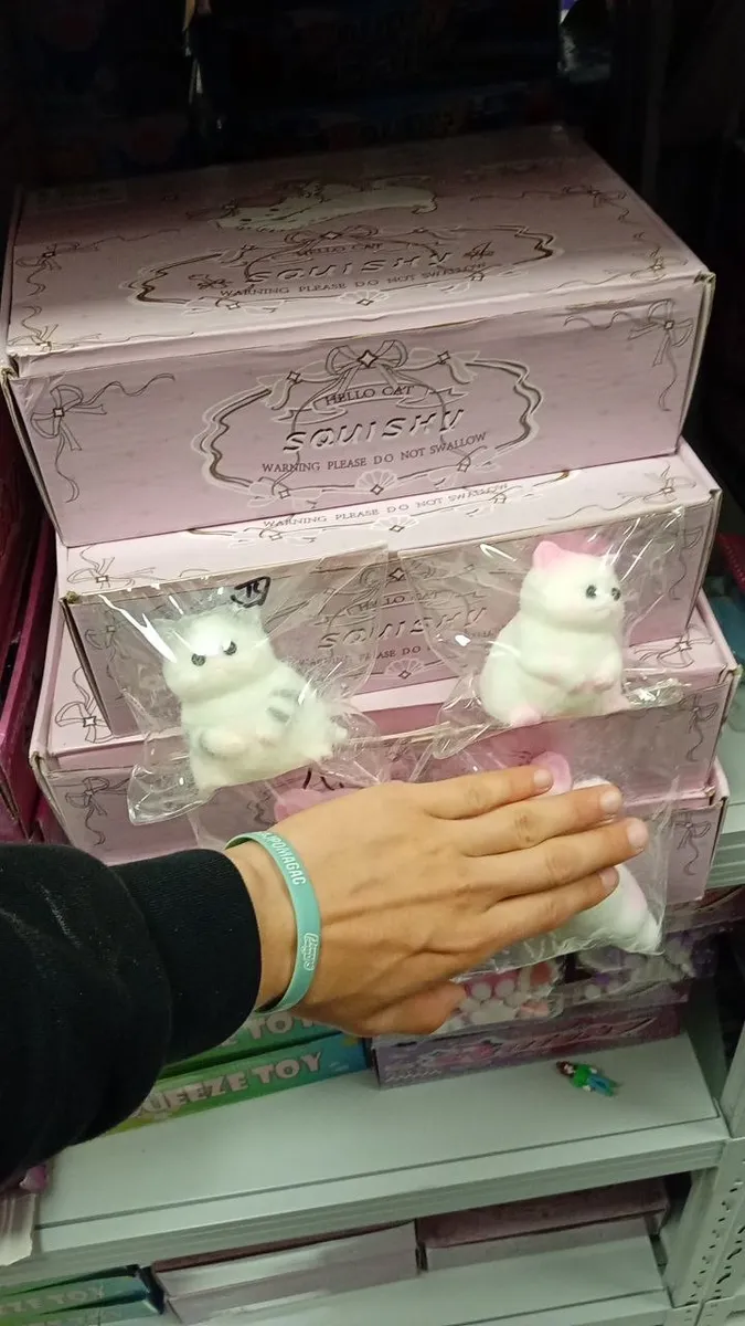 Squishy Hello Kitty Biały Kociak Antystresowy