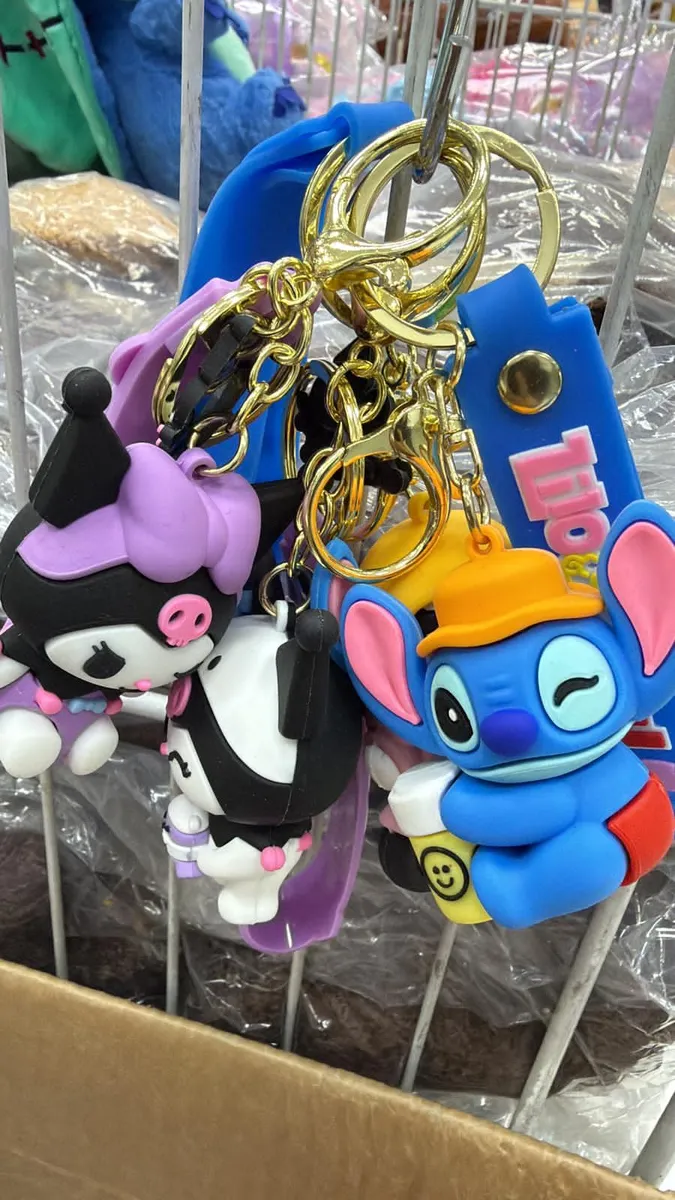 Breloczek Zabawkowy Kuromi Stitch PVC Wielokolorowy
