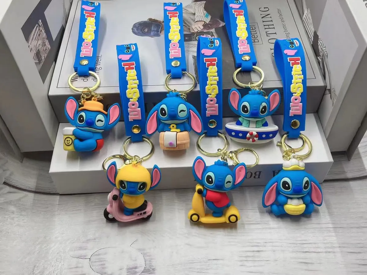 Breloczki Lilo & Stitch PVC Mix Kolorów