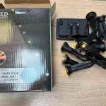 Lampki solarne LED 10 szt czarny zestaw ścieżkowy