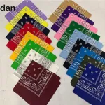 Bandana w kratę paisley wielokolorowa