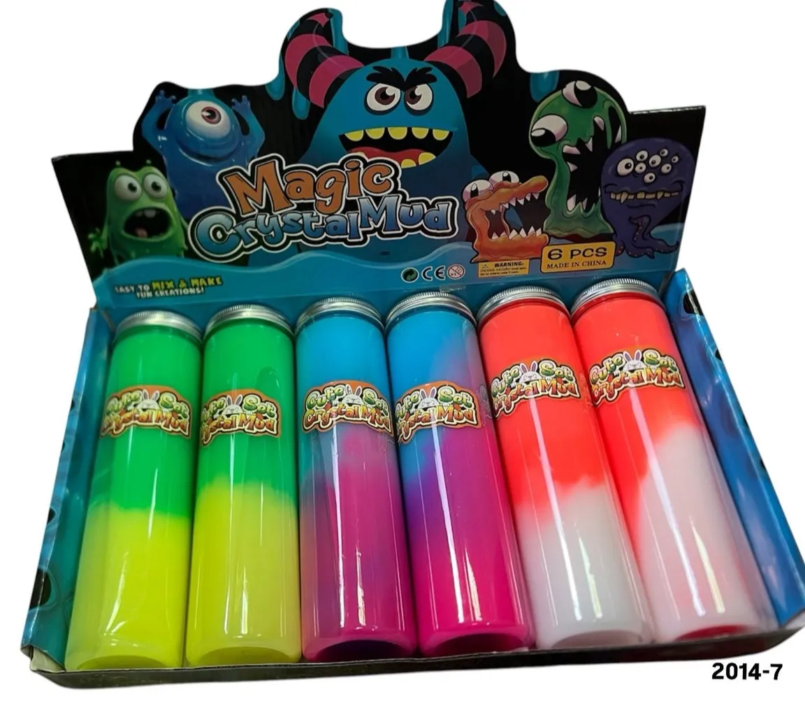 Magic Crystal Mud Kreatywna Masa 6 Kolorów w Zestawie