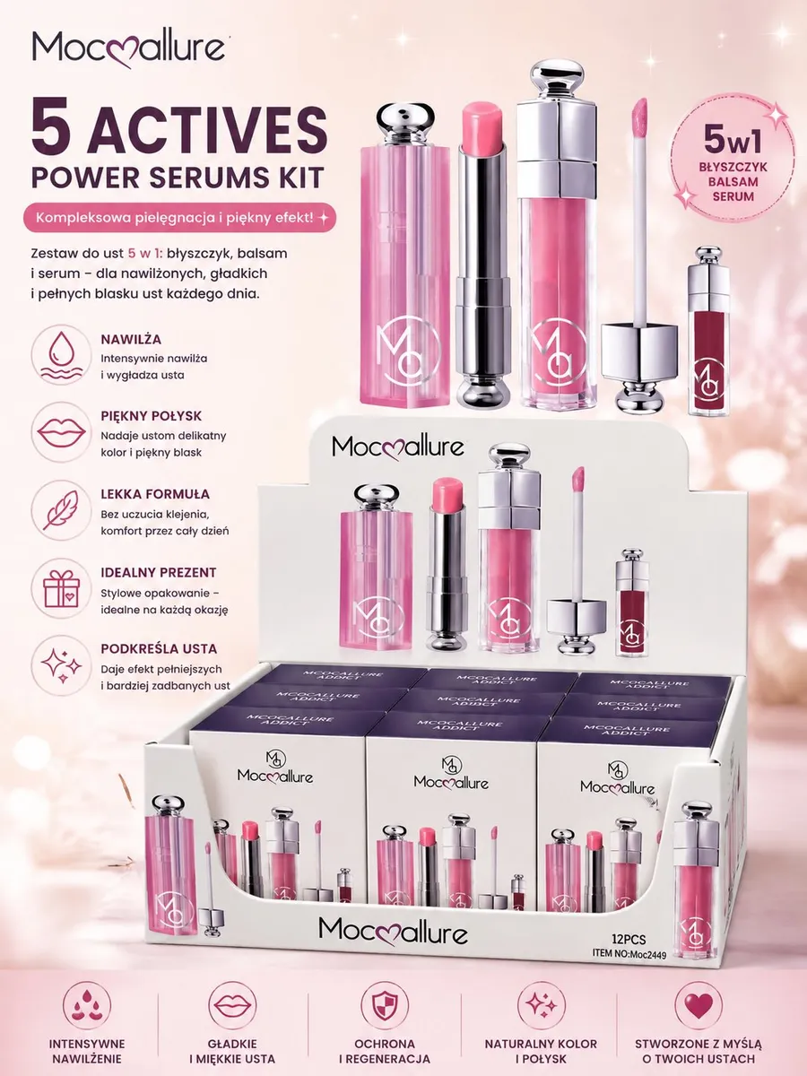 Mocallure 5 Actives Power Serums Kit 5w1 do ust