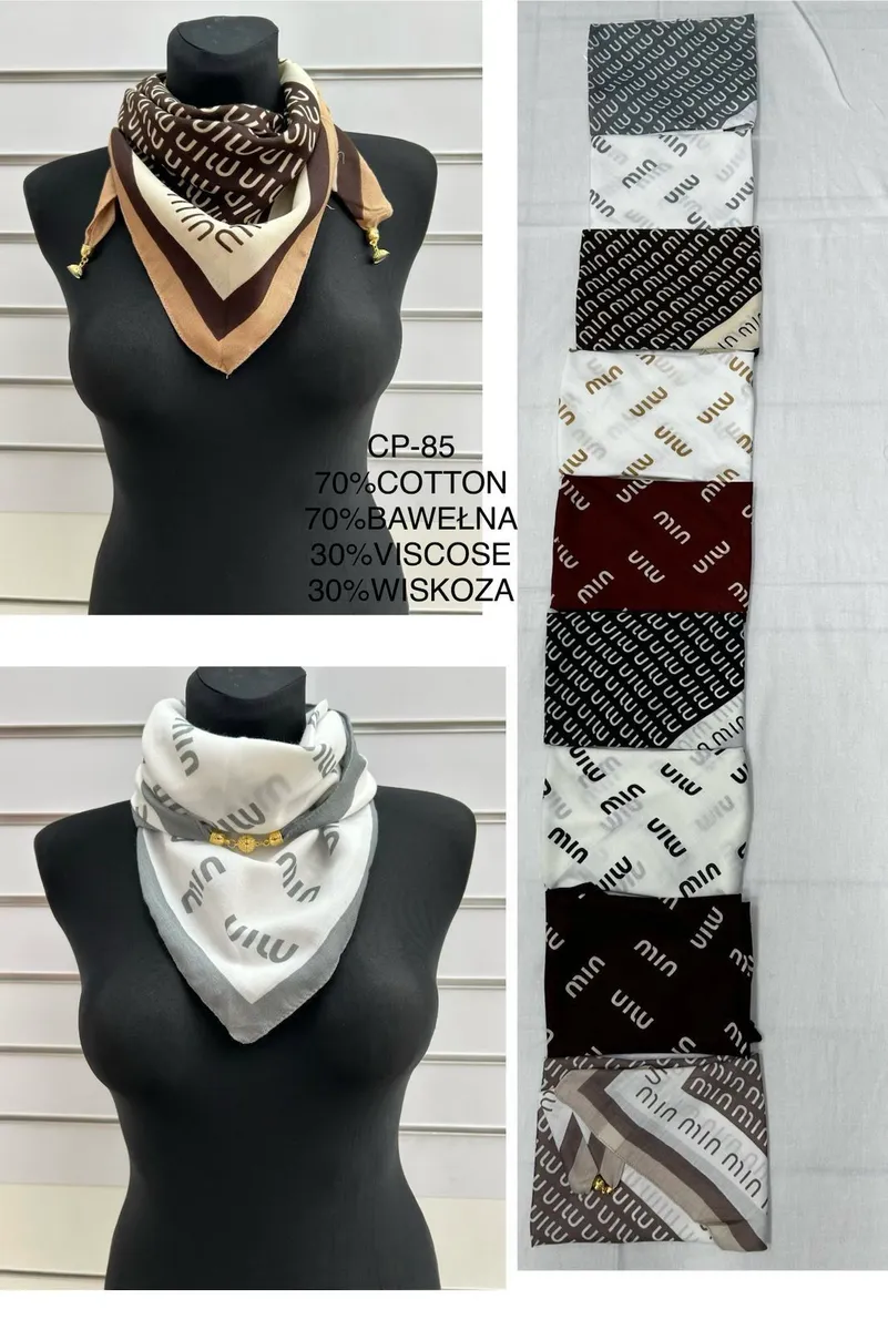 Chusta damska Monogram 70% bawełna 30% wiskoza CP-85