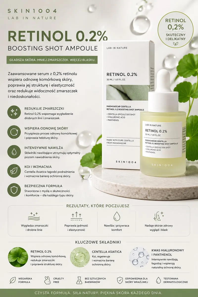 SKIN1004 Retinol 0.2% Boosting Shot Ampoule 30ml