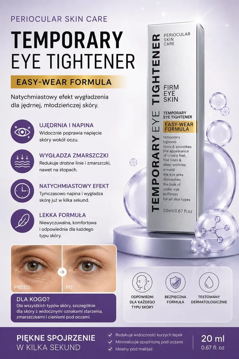 Serum Napinające pod Oczy Temporary Eye Tightener 20ml