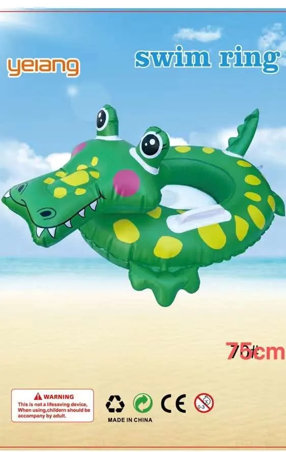 Koło dmuchane Krokodyl Yeiyang 76cm zielony