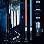 Świetlny Miecz Lightsaber 18.8cm z Dźwiękiem i Laserem