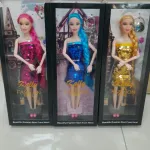 Lalki Kelly Fashion Girl Różowa Niebieska Złota w zestawie 3 szt