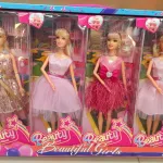 Zestaw 4 Lalek Beautiful Girls Beauty Movie 3+