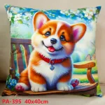 Poszewka dekoracyjna 40x40cm z Corgim PA-395