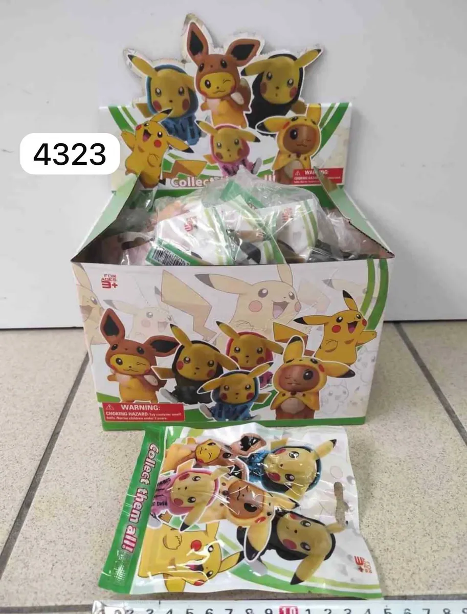 Pokemon Collect Them All Saszetki z Zabawkami Pikachu