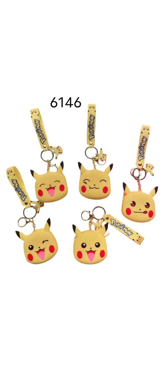 Portfel Pikachu Żółty z Klipsem Pokémon
