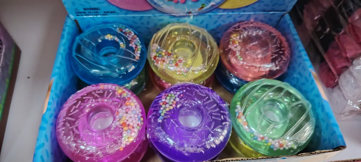 Zabawki Slime Donut Rainbow 6 kolorów