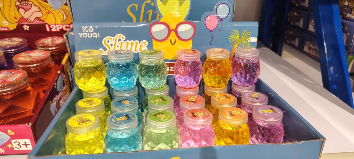 Zabawki Slime Youqi Kolorowe Ananasowe 12PCS 3+