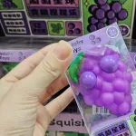 Gniotek Squishy Zabawka Winogrono Fioletowe 3+