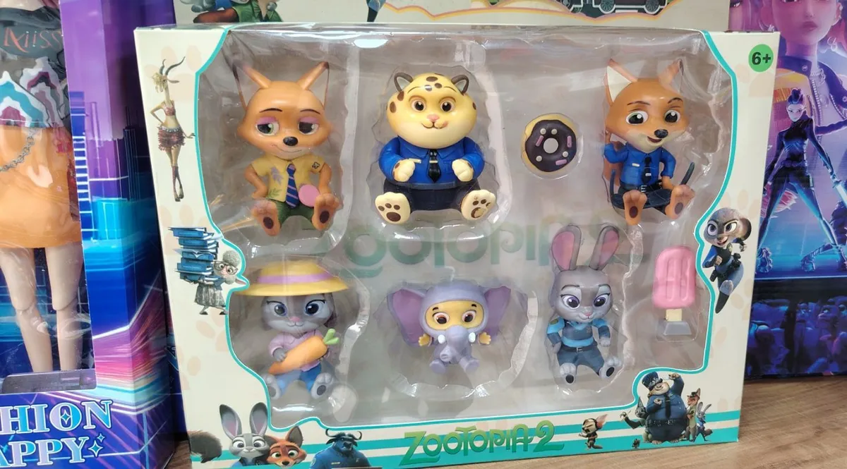 Zestaw figurek Zootopia 2 6 szt. 6+