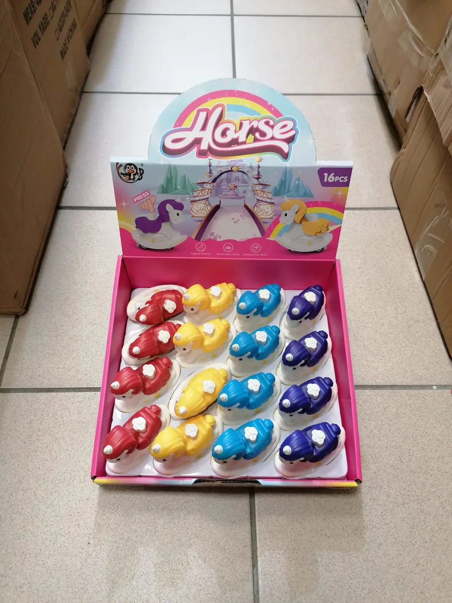 Zabawka Konik Antystresowy Gniotek w Zestawie 16 sztuk