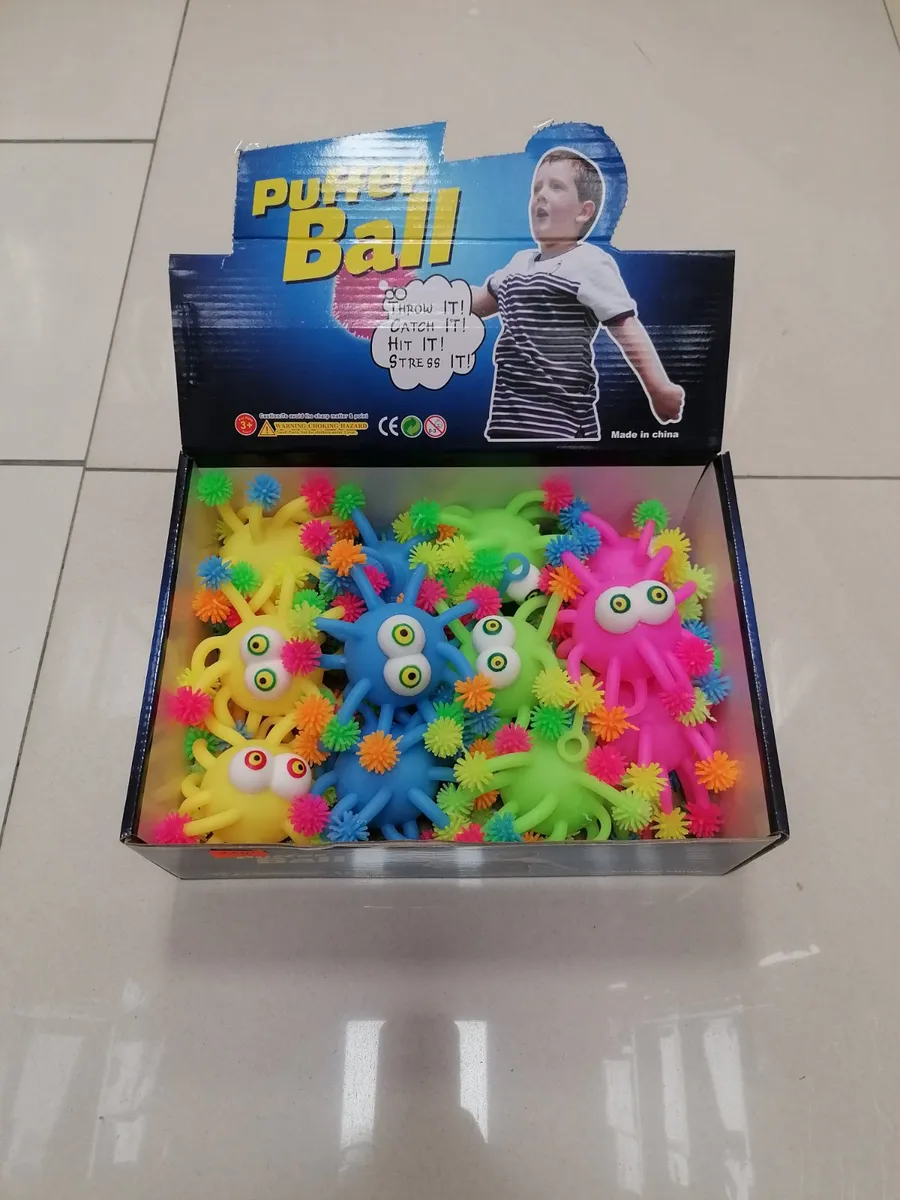 Piłeczka Antystresowa Puffer Ball z Wypustkami Mix Kolorów