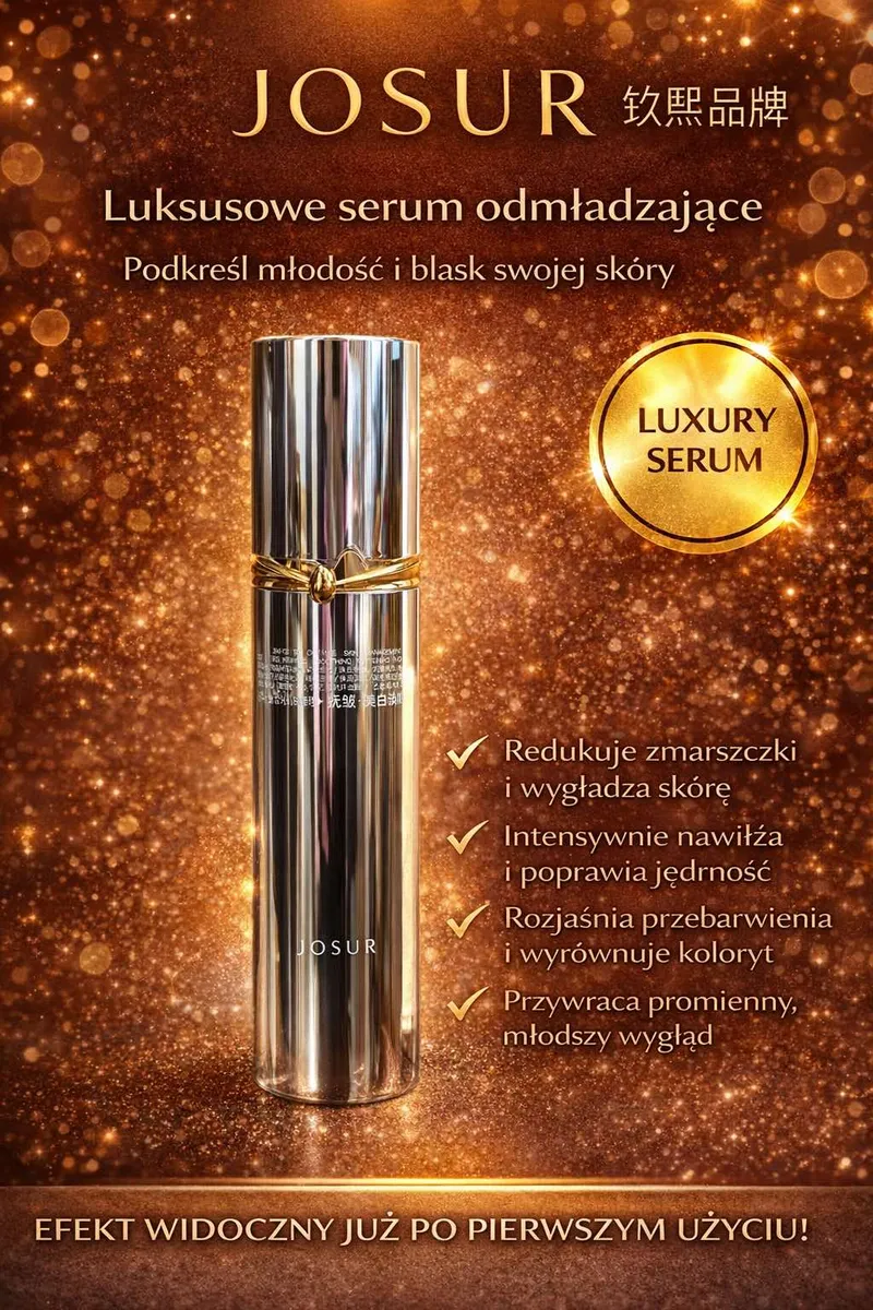 Luksusowe Serum Odmładzające JOSUR do Twarzy 30ml