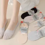 Koronkowe Stopki Damskie Invisible Socks Komfort Medyczny 35-38