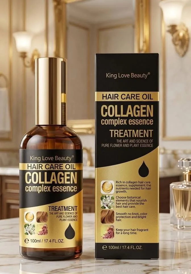 King Love Beauty Kolagenowy Olejek do Włosów 100ml Regeneracja