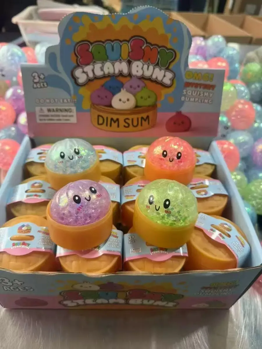 Squishy Steam Bunz Dim Sum Antystresowe Figurki 24 szt.