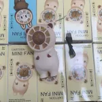 Przenośny Mini Wiatrak Cartoon USB dla Dzieci