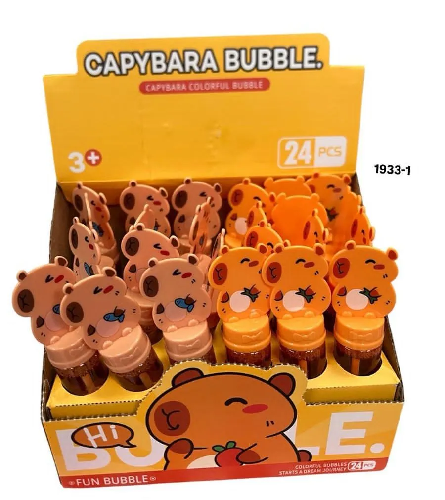 Bańki mydlane Capybara zestaw 24 sztuki zabawka dla dzieci