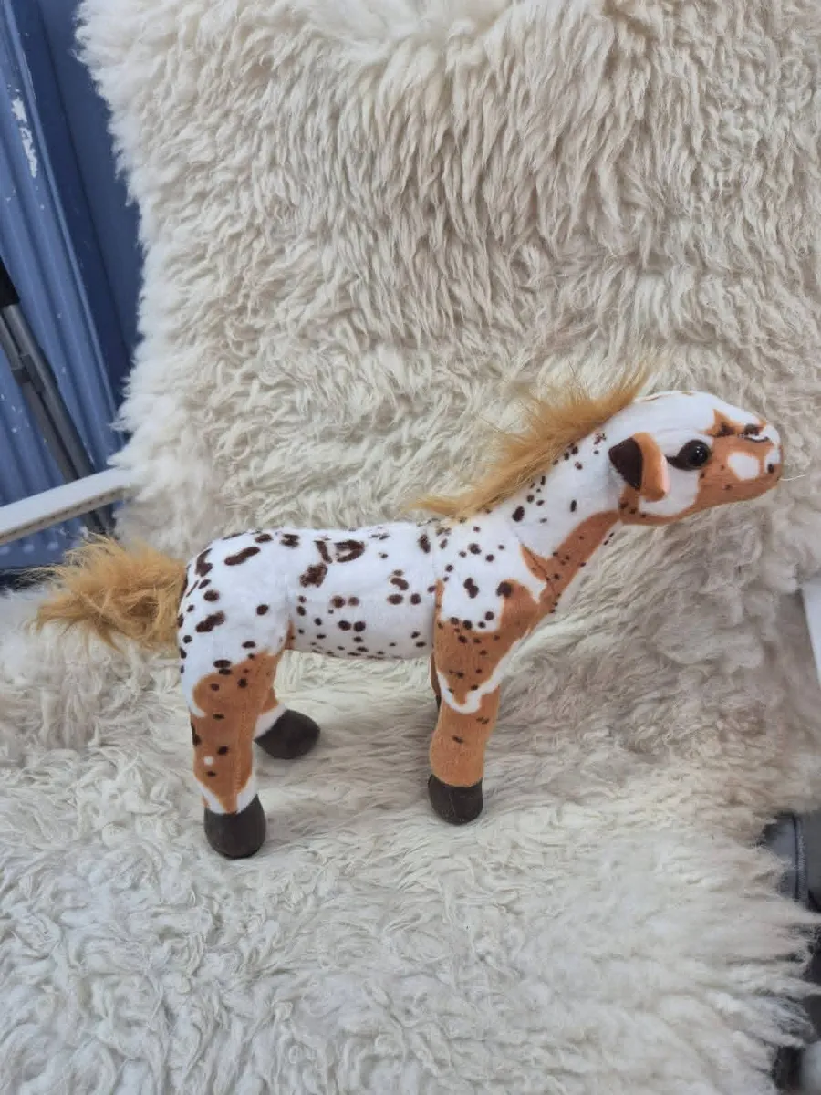 Pluszowy Koń Łaciaty 30cm Zabawka Maskotka