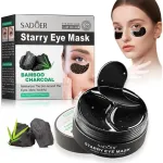 Hydrożelowe Płatki pod Oczy SADOER Starry Eye Mask z Węglem 60szt