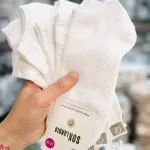 Skarpetki Stopki Damskie SOXLANDIA Białe Bawełniane Rozmiar 35-38