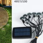 Solarne Lampki Ogrodowe LED 10 szt. Zestaw 3 metry
