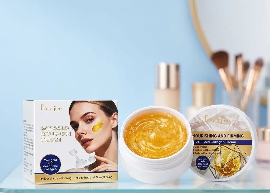 Krem do twarzy Duacjieo 24K Gold Collagen 120g ujędrniający