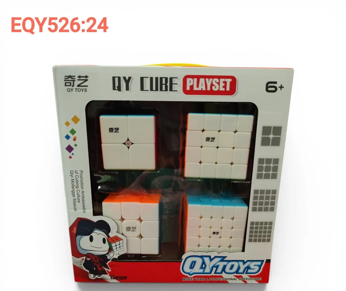 Zestaw Kostek QY Toys QY Cube Playset 4w1 dla Speedcubingu