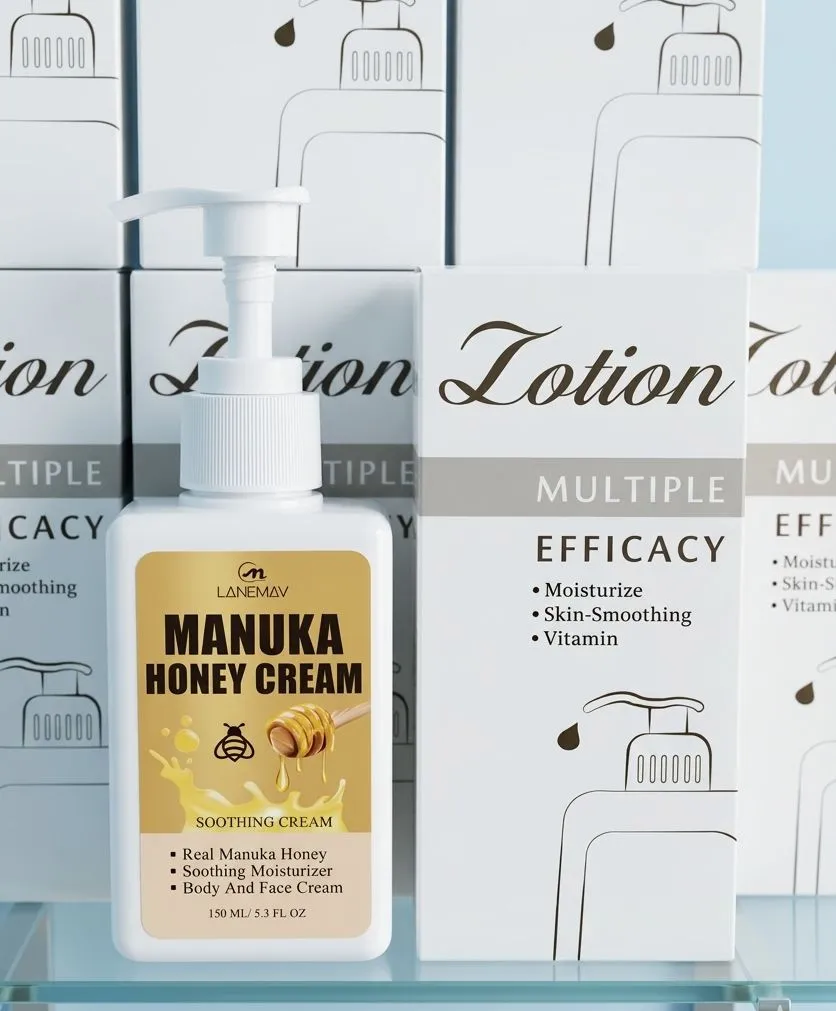 Krem z Miodem Manuka Lanemav 150ml Nawilżający do Twarzy i Ciała