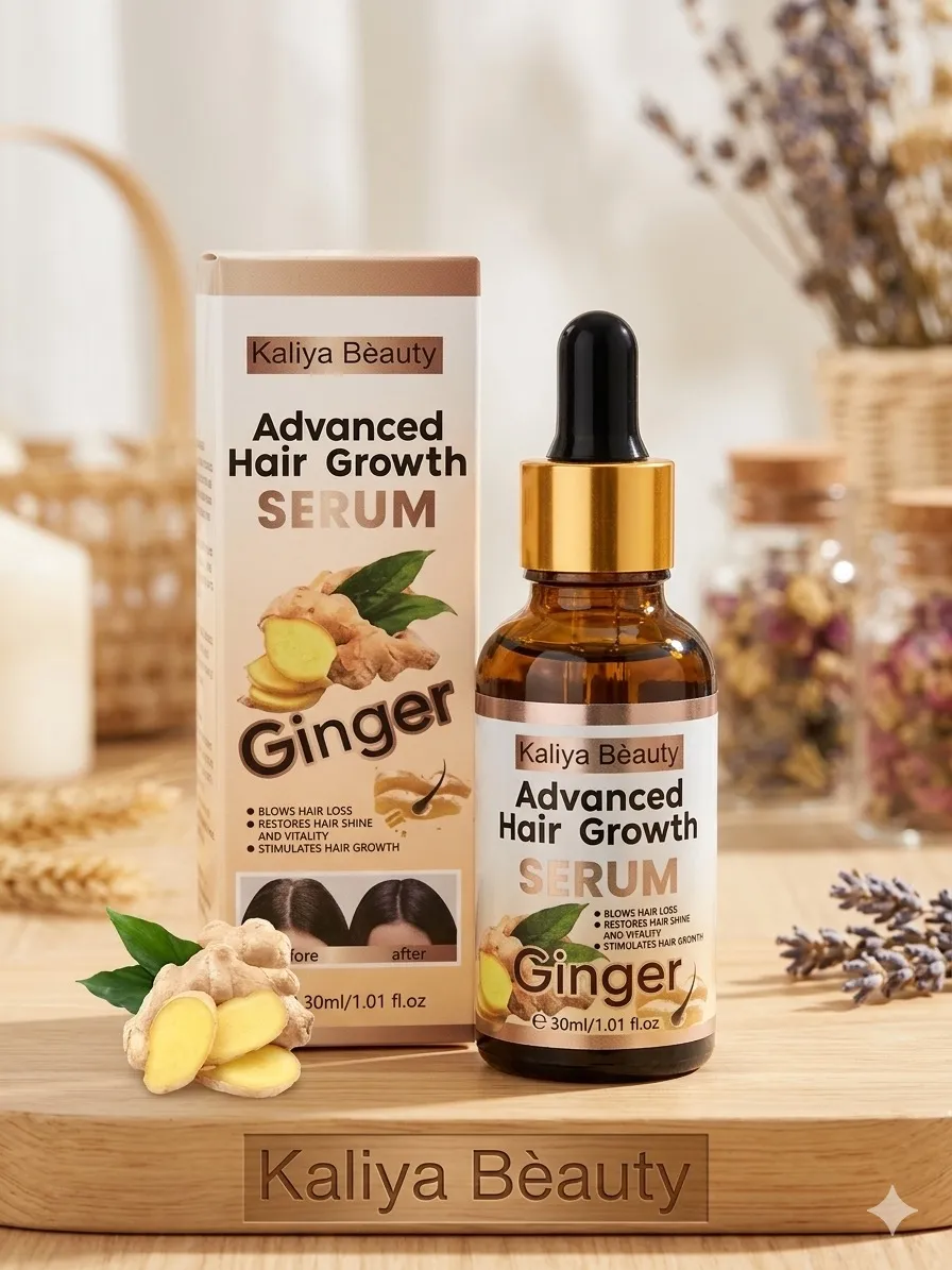 Kaliya Beauty Serum do Wzrostu Włosów z Imbirem 30ml