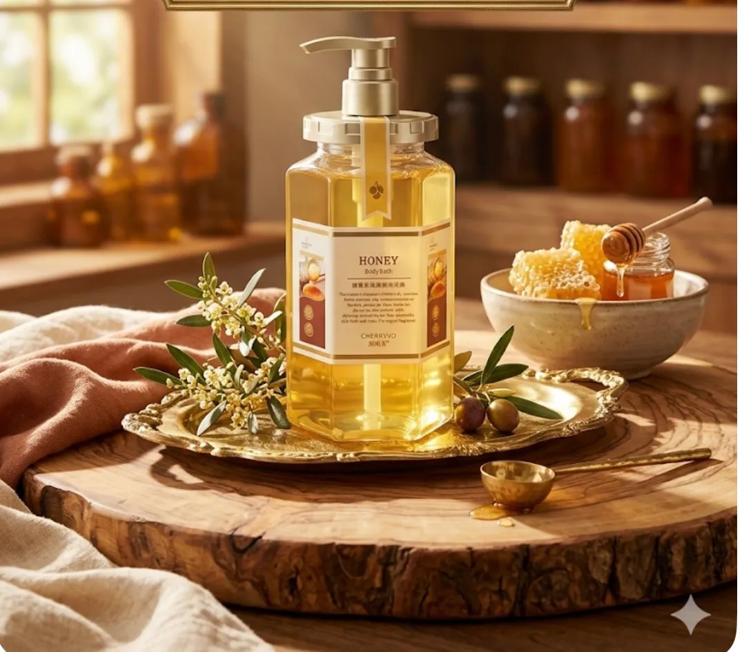 Żel pod prysznic CHERRYKO Honey Body Bath z peptydami miodowymi