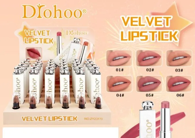 Pomadka Diohoo Velvet Lipstick Matowa Zestaw 24 sztuki
