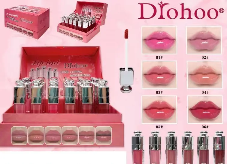Błyszczyk do ust Diohoo Long Lasting Moisturizing zestaw 24 szt.