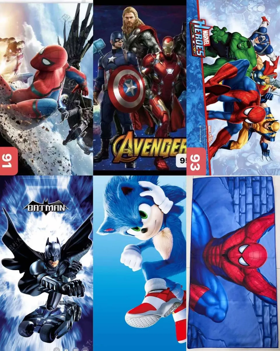 Ręcznik Plażowy Mikrofibra Marvel Avengers 70x140cm