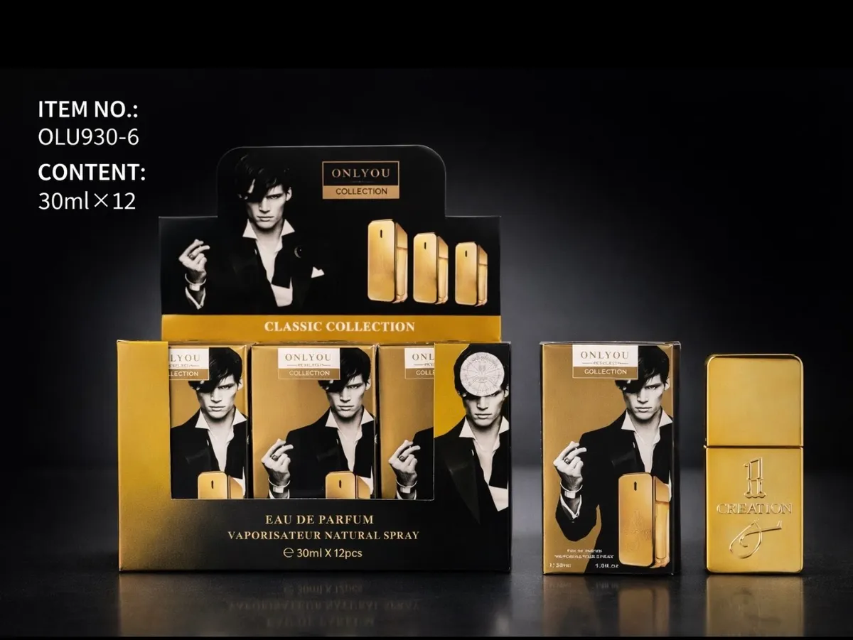 Perfumy Męskie OnlyYou Collection 30ml Złoty Flakon