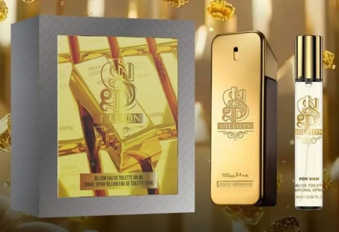 Zestaw Perfum Męskich Billion 100ml + 20ml Woda Toaletowa