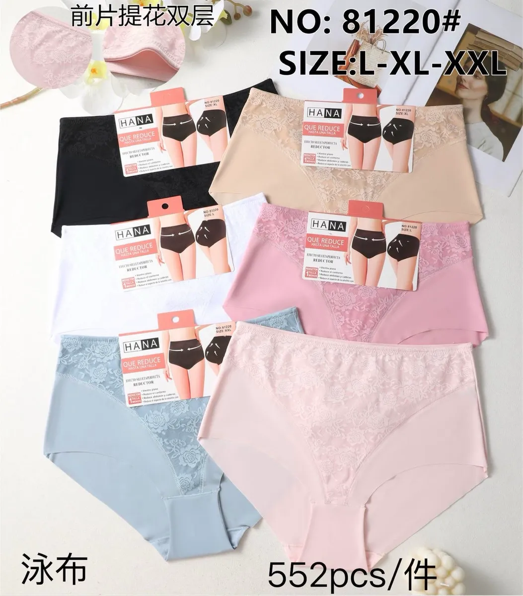Majtki Damskie Wyszczuplające Hana Koronkowe Zestaw L-XXL