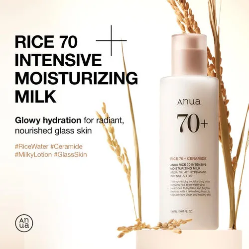 Anua Rice 70+ Ceramide Intensive Moisturizing Milk 150ml