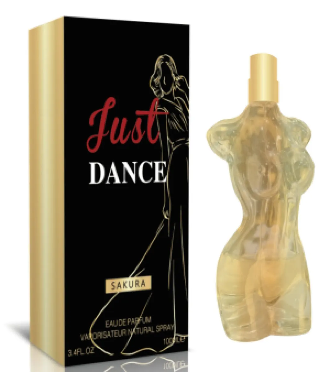 Woda perfumowana Just Dance Sakura 100ml damska w kształcie ciała