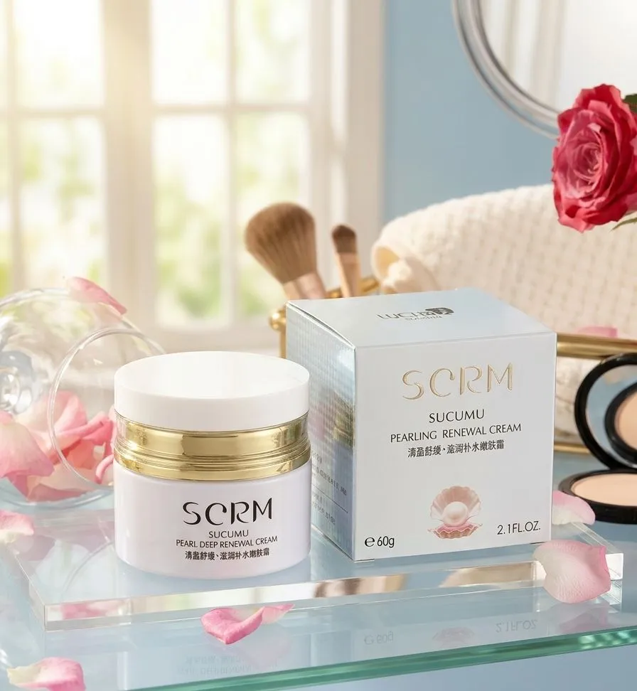 Krem do twarzy SUCUMU Pearl Deep Renewal 60g z ekstraktem pereł