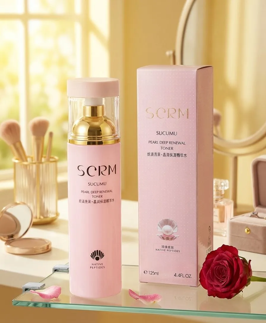 Toner do twarzy SCRM Pearl Deep Renewal 125ml z peptydami